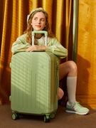 行李箱拉链款旅行箱万向轮，女士高颜值拉杆箱，大学生26寸皮箱男开学
