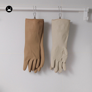 尤本家居洗碗手套家务清洁手套女厨房耐用型家用防水乳胶加厚手套
