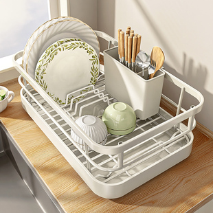 厨房碗架沥水架多功能碗盘碟子，置物台面餐具，放碗筷碗柜家用收纳盒