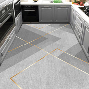 硅胶底厨房专用防滑地垫吸水吸油耐脏厨房门口满铺垫子地毯