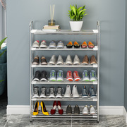 不锈钢多层靴架免安装家用鞋，架子简易收纳组合装客厅宿舍鞋架