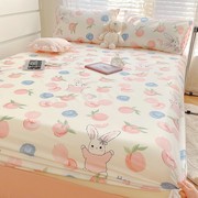 纯棉床笠单件100全棉儿童床，罩防尘罩席梦思床垫，保护套罩床单套罩