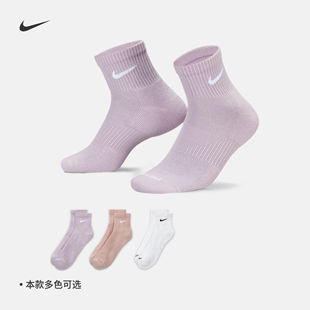 Nike耐克舒适速干训练短袜3双夏季透气针织运动支撑SX6890