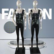 服装电镀模特玻璃钢道具拍摄全身韩版修身肌肉运动男假人展示架