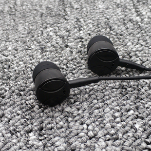 法国阿尔卡特入耳式耳机带麦通话塞子低音耳机美标3.5mm圆形插孔