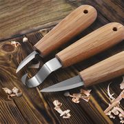 专业木工雕刻修边挖勺弯削木挖勺子刻木工雕刻工具全套