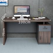 办公室单双4人6人位现代简约办公桌职员工卡座组合家具家用电脑桌
