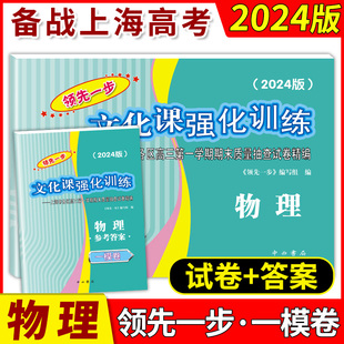 2024年版领先一步高考一模卷 物理 文化课强化训练 高考一模卷物理试卷上海市高三第一学期期末质量抽查试卷高中习题册中西书局