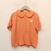 夏季安L系列80-120 品牌童装女童纯棉娃娃衫短袖韩版洋气薄