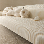 纯棉沙发垫2024防滑全棉布艺，四季通用直排真皮沙发坐垫子定制