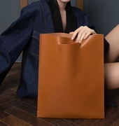 欧美时尚简约手提手拿包个性皮革女手包小众设计女包信封包文件包