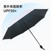 mikibobo加厚防晒雨伞，防紫外线50折叠太阳伞，加大加固遮阳伞