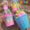 大号儿童沙滩车玩具套装沙漏宝宝，挖沙铲子和小桶玩沙子决明子工具