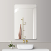 简约无框浴室镜壁挂式卫生间镜子挂墙免打孔贴墙洗手台卫浴玻璃镜