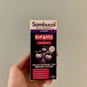 Sambucol 1-12岁黑接骨木梅子维生素C糖浆120毫升