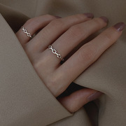本命年ins冷淡风轻奢个性，925纯银戒指女指环时尚手饰品礼物
