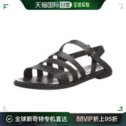 韩国直邮Crocs 时装凉鞋 Crocs/女/拖鞋/黑色/亮粉/黑色