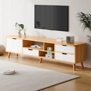 北欧电视柜现代简约卧室客厅，家用小户型实木腿，茶几电视机柜组合