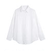 欧洲站白衬衫女2022年洋气A时尚设计感小众长袖内搭叠穿大码