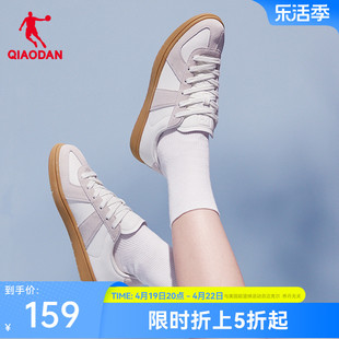 中国乔丹德训鞋女鞋小白鞋，休闲复古美拉德运动鞋子板鞋t头鞋