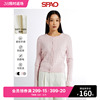 SPAO韩国同款2024年春季女士长袖圆领开衫毛衣SPCKE12W02