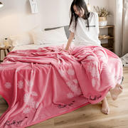 毛毯被子薄款夏季法兰绒空调毯单人毛巾珊瑚绒床单夏天午睡小毯子