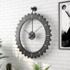 齿轮钟表创意机械挂钟客厅卧室欧式简约风装饰挂表时钟挂墙静音钟