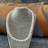 广西北海银滩天然淡水珍珠项链直径7-8毫米简约项链