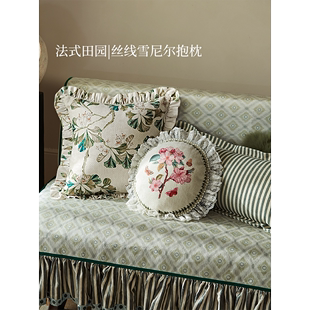 蜡笔派「山间银杏系列，」抱枕复古氛围，感客厅沙发靠枕床头靠垫定制