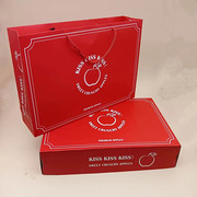 高档进口苹果包装红富士洛川盒红色全套水果包装盒纸箱