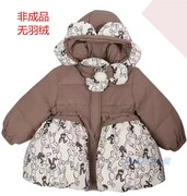 2023款童装女款羽绒服九成品，k002半成品衣皮翻新冲绒加工加厚定制