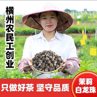 广西横县茉莉花茶2023新茶特级浓香型，白龙珠(白龙珠，)绿茶散装袋装500g送礼