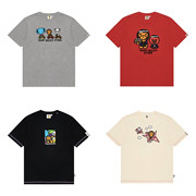  BAPE BABY MILO TEE 卡通可爱小猴子短袖T恤 潮牌 男女同款