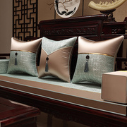 新中式红木沙发坐垫餐椅垫椅子乳胶实木座垫防滑加厚海绵靠背四季