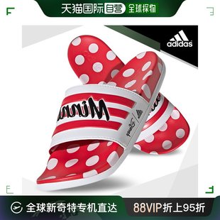 韩国直邮adidas运动沙滩鞋，凉鞋adillet舒适的米老鼠拖鞋(