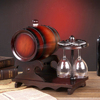 定制15L杯架橡木红酒桶葡萄酒桶酒柜摆件家用发酵无胆橡木酒具桶