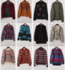 vintage古着日本制冬季撞色图案，羊毛套头开衫男女孤品毛衣x191