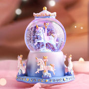 圣诞节水晶球音乐盒八音盒小女孩儿童生日礼物送女童女生梦幻摆件
