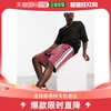 香港直邮潮奢asos男士，tipping设计宽松款针织侧边酒红色短裤