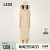 精工系列LESS夏季直筒短袖裙子女法式衬衫连衣裙2N5G12690