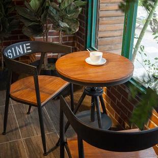 阳台休闲茶桌椅欧式复古铁艺，奶茶咖啡店凉台，院子休息区小圆桌组合