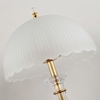 灯罩配件欧式台灯灯罩水晶台灯罩玻璃灯罩卧室灯具外壳圆形灯罩