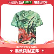 99新未使用香港直邮valentino男士绿色棉质，t恤tv0mg05z-67u