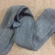 外贸连裤袜子羊毛加长打底袜深灰色，竖条170-180大长腿袜子秋冬季