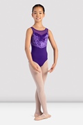 澳洲B家4-6岁幼儿童成人xs芭蕾形体服舞蹈练功体服网纱紫丝绒烫钻