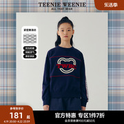 TeenieWeenie小熊奥莱圆领套头卫衣宽松韩版JK韩版上衣女春