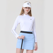 高尔夫服装女士韩版高弹打底衣，长袖2023golf女装秋季网球服女短裙