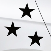个性汽车前保险杠车贴划痕遮挡汽车贴纸个性创意星星防水拉花贴画