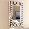 欧式圆环浴室镜方形镜，壁饰客厅玄关艺术镜子定制