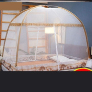 免安装蒙古包蚊帐1.5米1.8m双人床支架家用防摔儿童1.2m折叠纹账